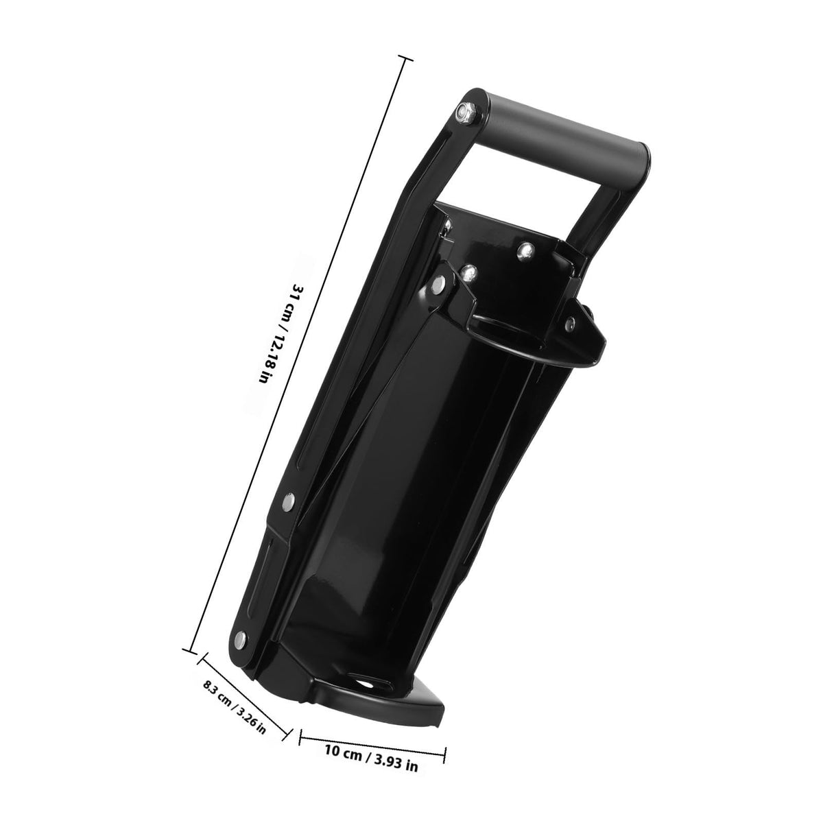Wall Mounted Stainless Steel Can Crusher with Bottle Opener R9584